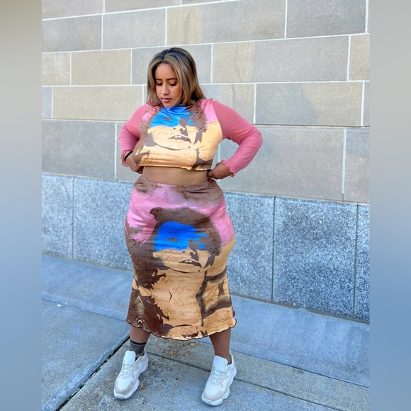 Two Piece Skirt Set - Picture 5 of 5